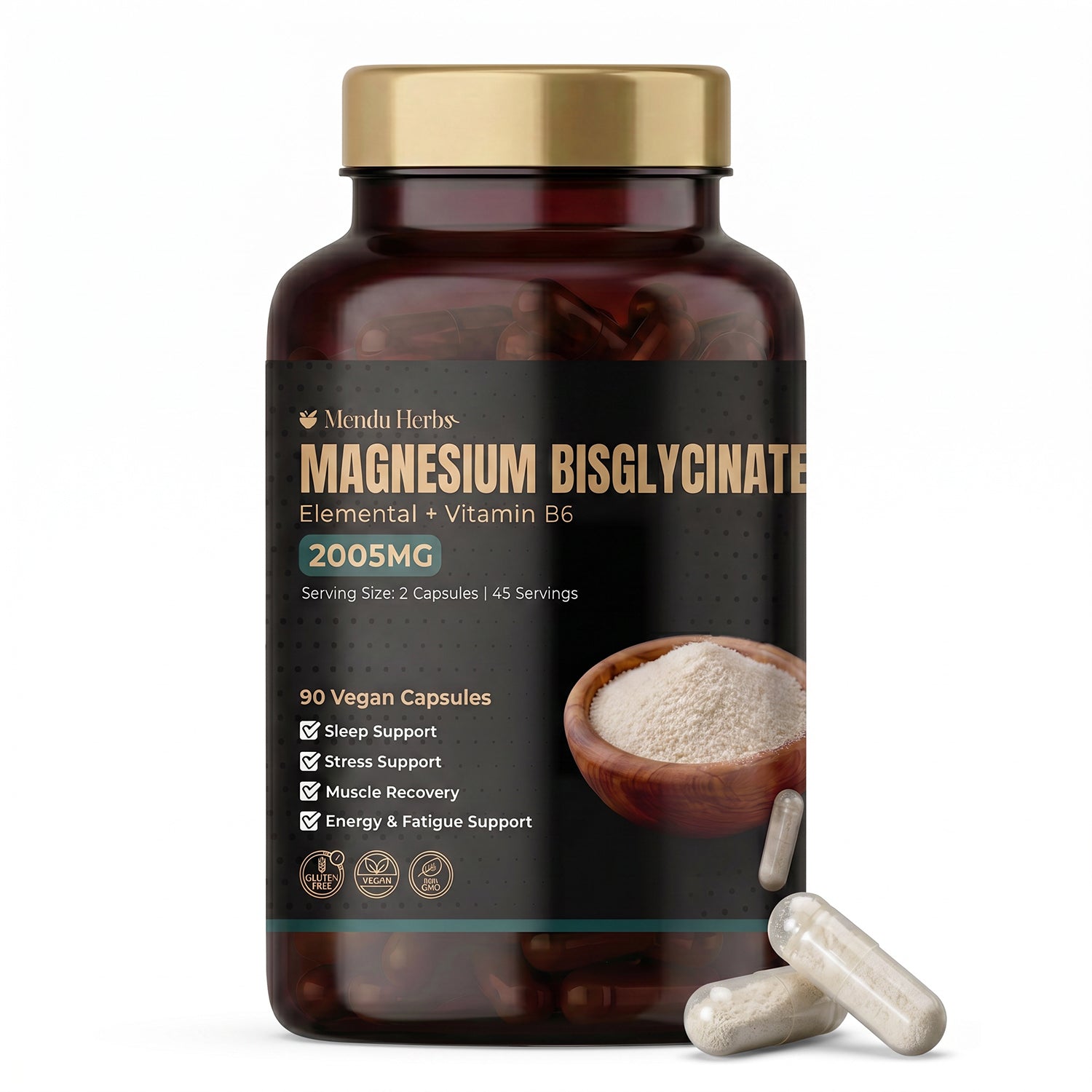 Mendu Herbs Magnesium Bisglycinate