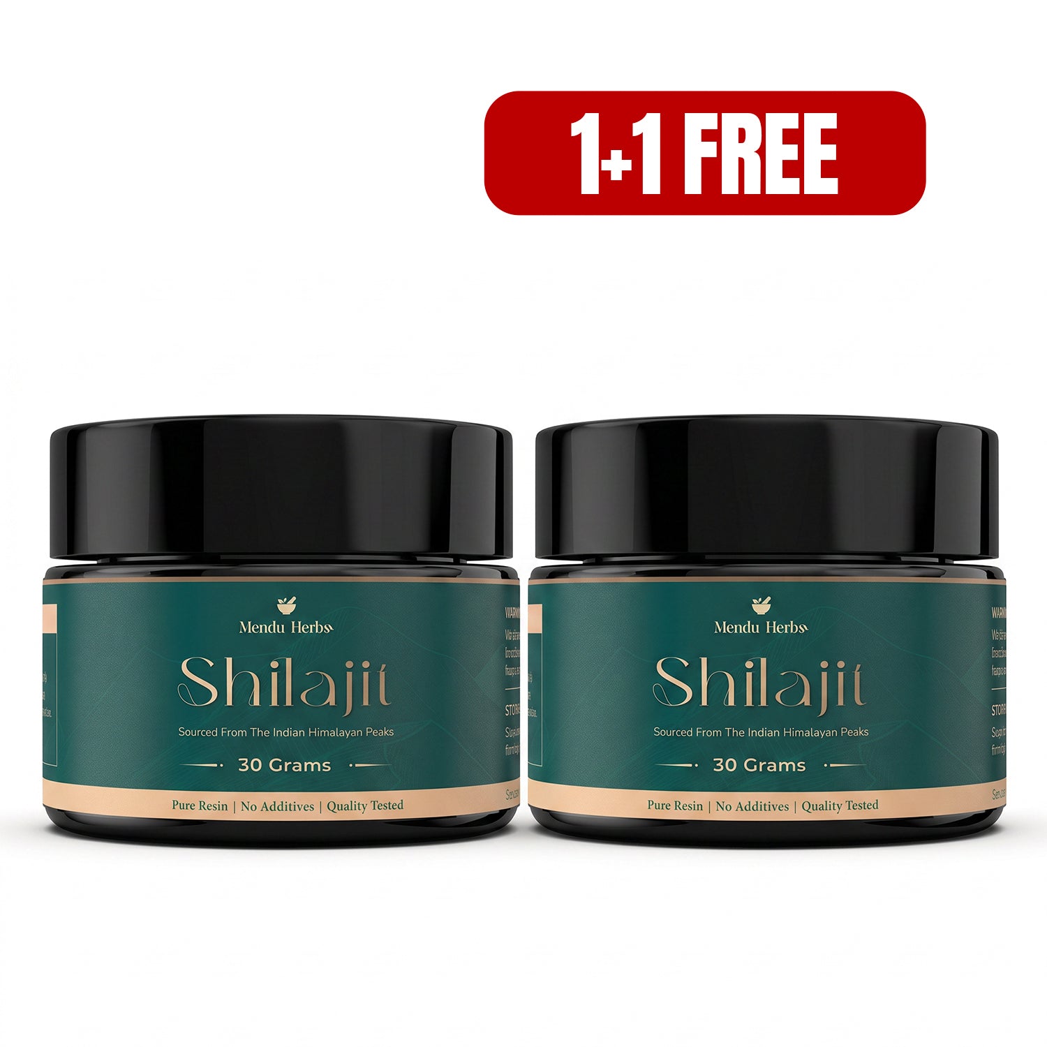 Mendu Herbs 100% Reines Shilajit Harz | 30 Gramm