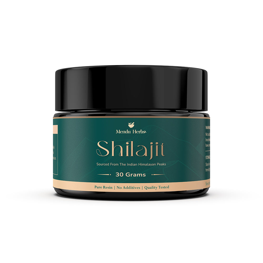 Mendu Herbs 100% Reines Shilajit Harz | 30 Gramm