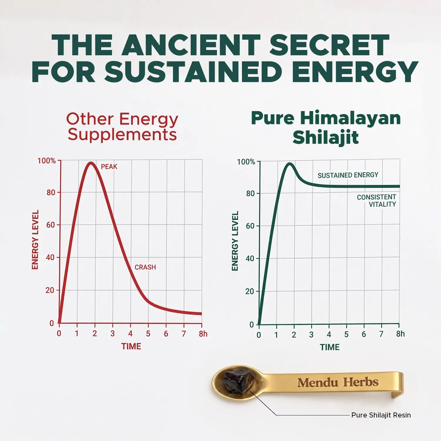 Mendu Herbs 100% Pure Shilajit Resin | 50 Gram - Mendu Herbs